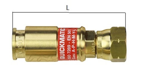 QUICKMATIC Hembra para tubo