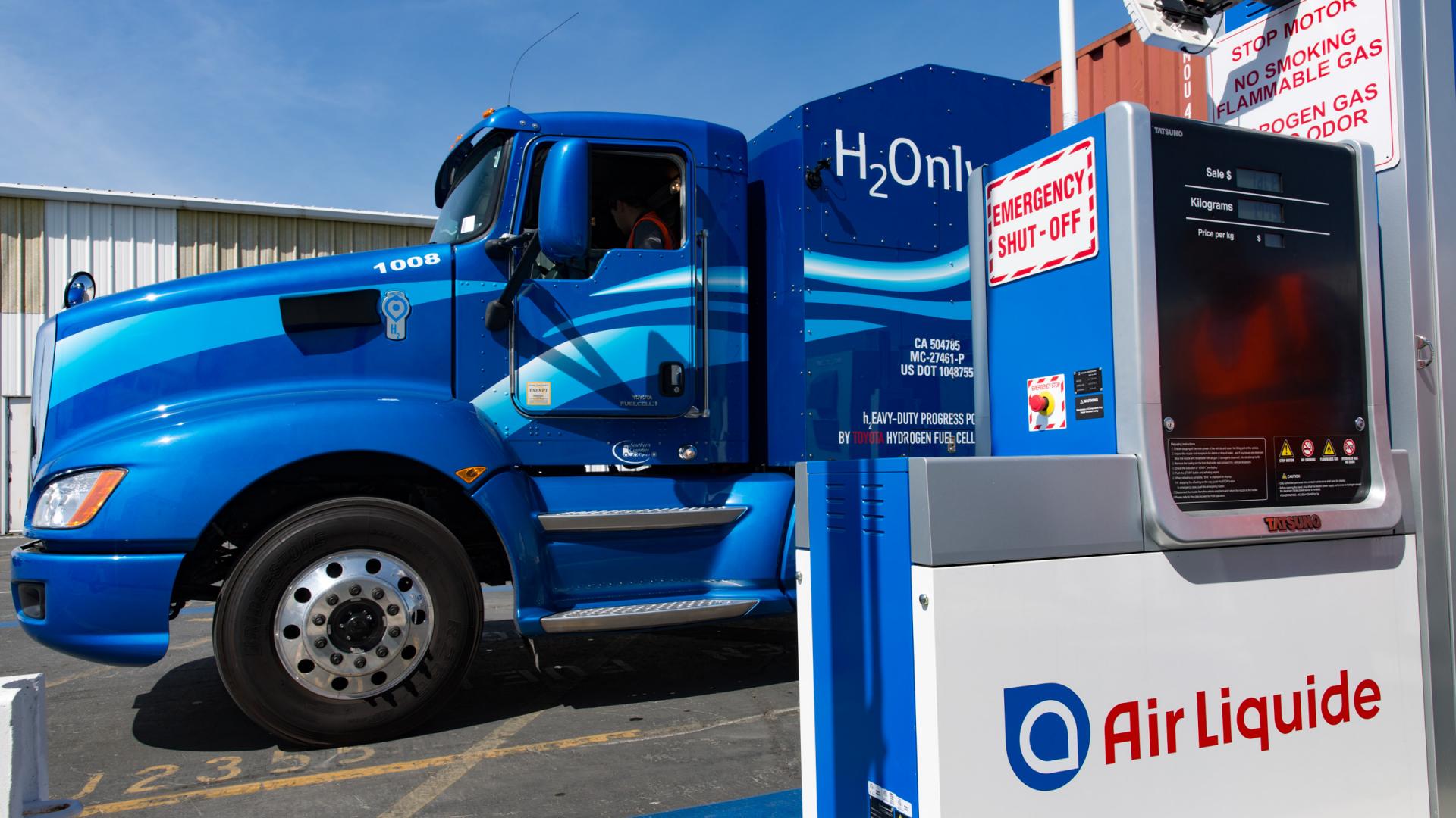 Hidrógeno para camiones - Estación Air Liquide