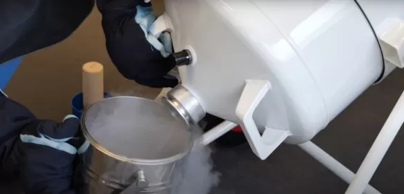 Recipiente criogénico