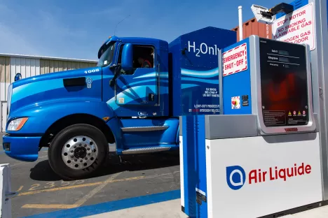 Hidrógeno para camiones - Estación Air Liquide