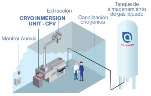 Instalación CRYO IMMERSION UNIT-CFV2