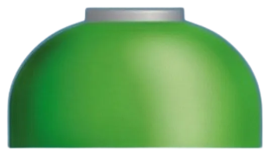 Ogiva verde brillante - Gas asfixiante o inerte (no tóxico, no corrosivo, no inflamable, no oxidante)