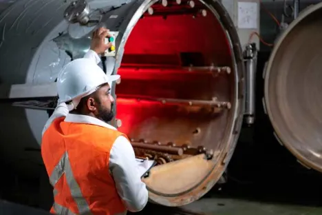 Auditoría de un horno para el tratamiento térmico de metales