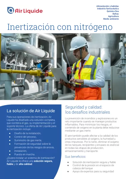 Folleto Inertización con nitrógeno - Air Liquide