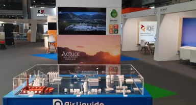 Foto de maqueta de expoquimia