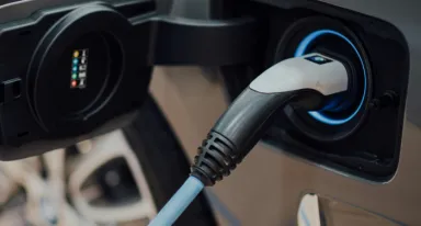 Recarga de un coche eléctrico