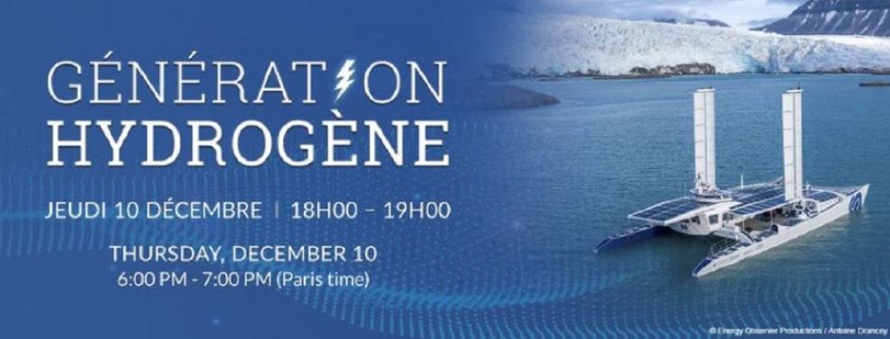 "Génération Hydrogène", um evento digital a ser seguido online a 10 de Dezembro
