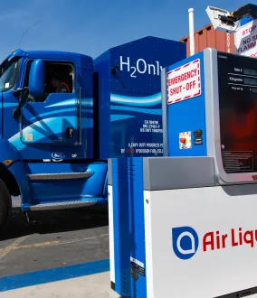 Hidrógeno para camiones - Estación Air Liquide