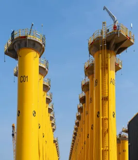 Piezas de transición para la industria eólica offshore