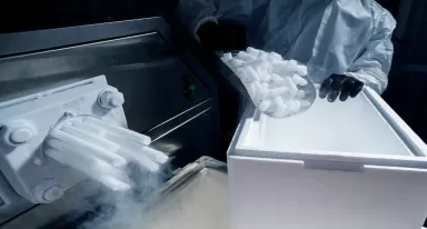 Productción de torris hielo seco