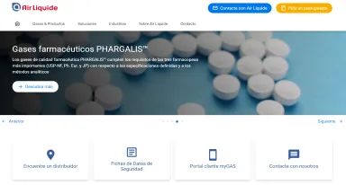 Nueva página web Air Liquide